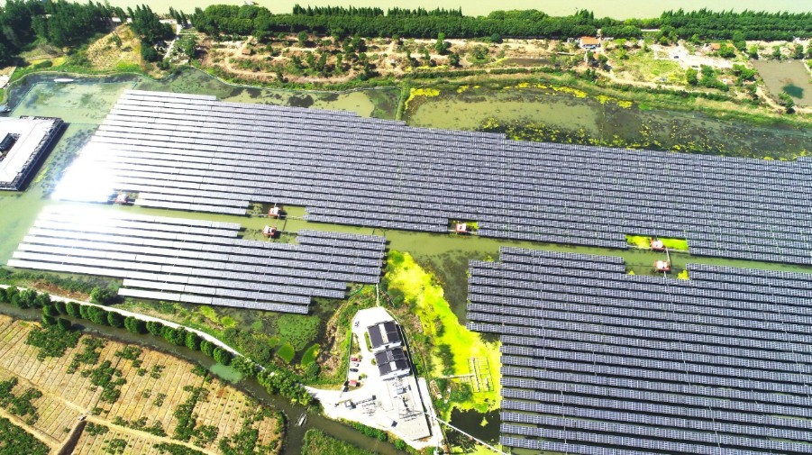 Solar Farm Deyuan โรงไฟฟ้าพลังงานแสงอาทิตย์ของบ้านปูในประเทศจีน พลังงานหมุนเวียนระดับ Utility-Scale